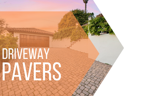 driveway pavers menu graphic