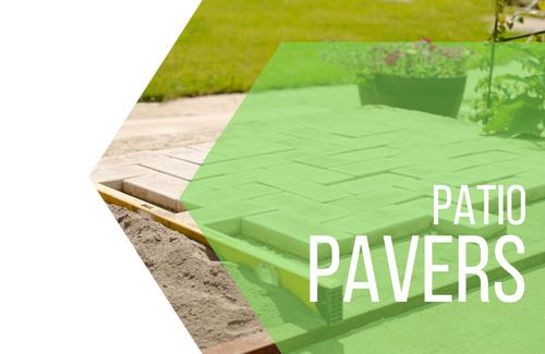 patio pavers menu graphic